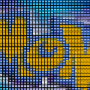 Patron Pixel Art – Jaquette Pokémon Blue (Game Boy) - Hexatelier - Pixel Art - Perles Artkal - Perles à repasser - Modèle - Sprite